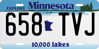 MN license plate 658TVJ