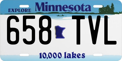 MN license plate 658TVL
