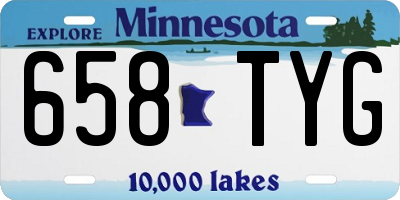 MN license plate 658TYG