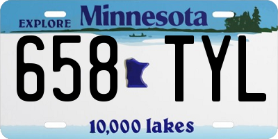 MN license plate 658TYL