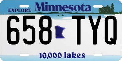 MN license plate 658TYQ