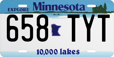 MN license plate 658TYT