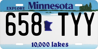 MN license plate 658TYY