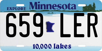 MN license plate 659LER