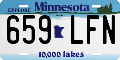 MN license plate 659LFN