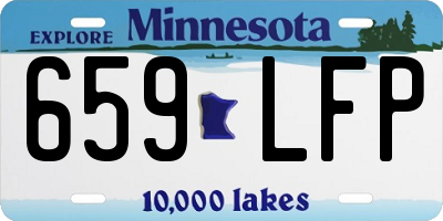 MN license plate 659LFP