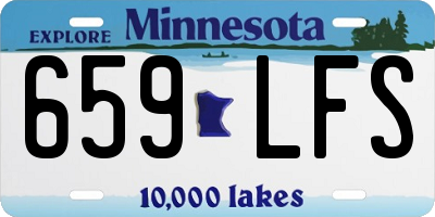 MN license plate 659LFS