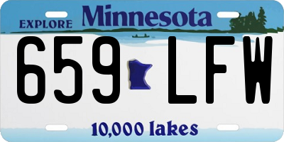 MN license plate 659LFW