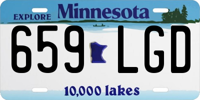 MN license plate 659LGD