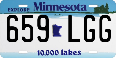 MN license plate 659LGG