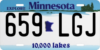 MN license plate 659LGJ
