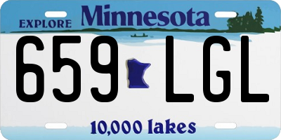 MN license plate 659LGL