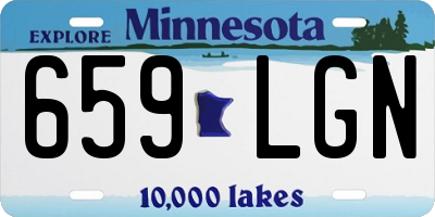 MN license plate 659LGN