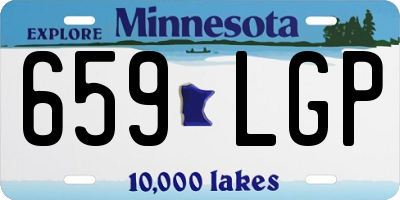 MN license plate 659LGP