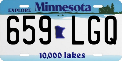 MN license plate 659LGQ