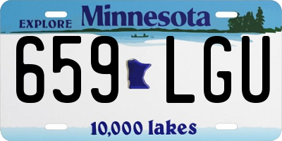 MN license plate 659LGU