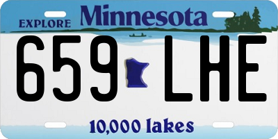 MN license plate 659LHE