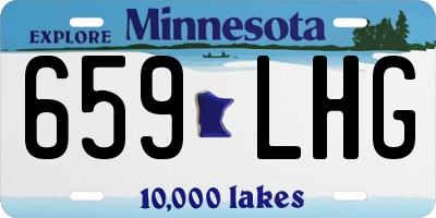 MN license plate 659LHG