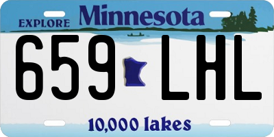MN license plate 659LHL