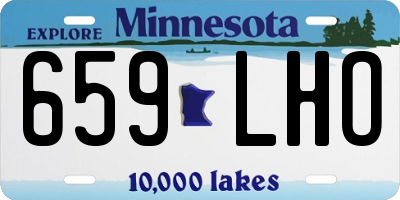 MN license plate 659LHO
