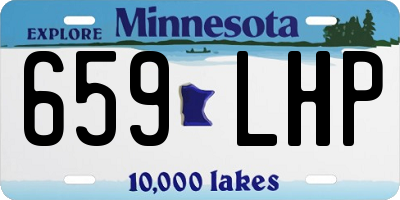 MN license plate 659LHP