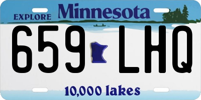 MN license plate 659LHQ