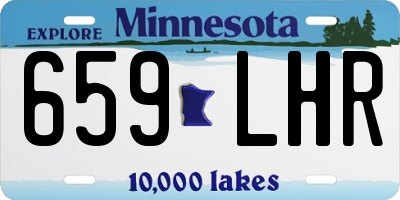 MN license plate 659LHR