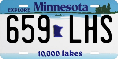MN license plate 659LHS
