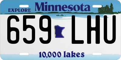 MN license plate 659LHU