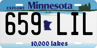 MN license plate 659LIL