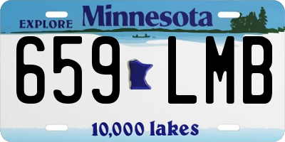 MN license plate 659LMB