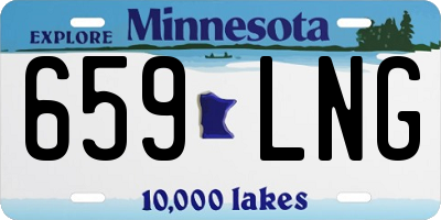 MN license plate 659LNG
