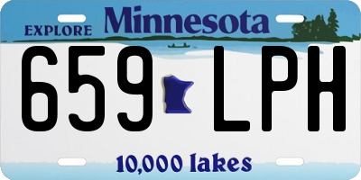 MN license plate 659LPH