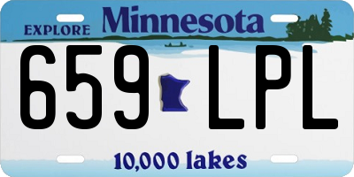 MN license plate 659LPL