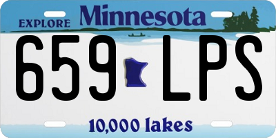 MN license plate 659LPS