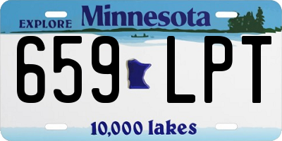 MN license plate 659LPT