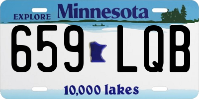 MN license plate 659LQB