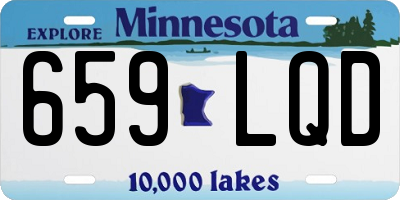 MN license plate 659LQD