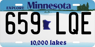 MN license plate 659LQE