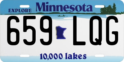 MN license plate 659LQG