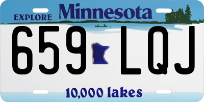 MN license plate 659LQJ