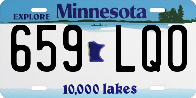 MN license plate 659LQO