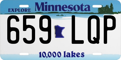 MN license plate 659LQP