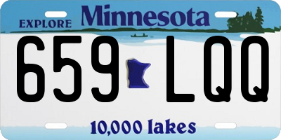 MN license plate 659LQQ