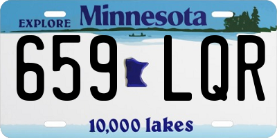 MN license plate 659LQR