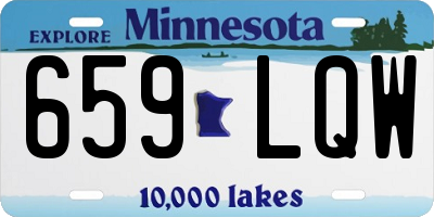 MN license plate 659LQW