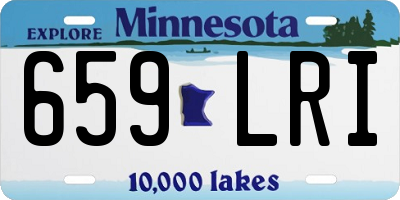 MN license plate 659LRI