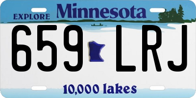 MN license plate 659LRJ