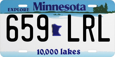 MN license plate 659LRL