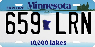 MN license plate 659LRN